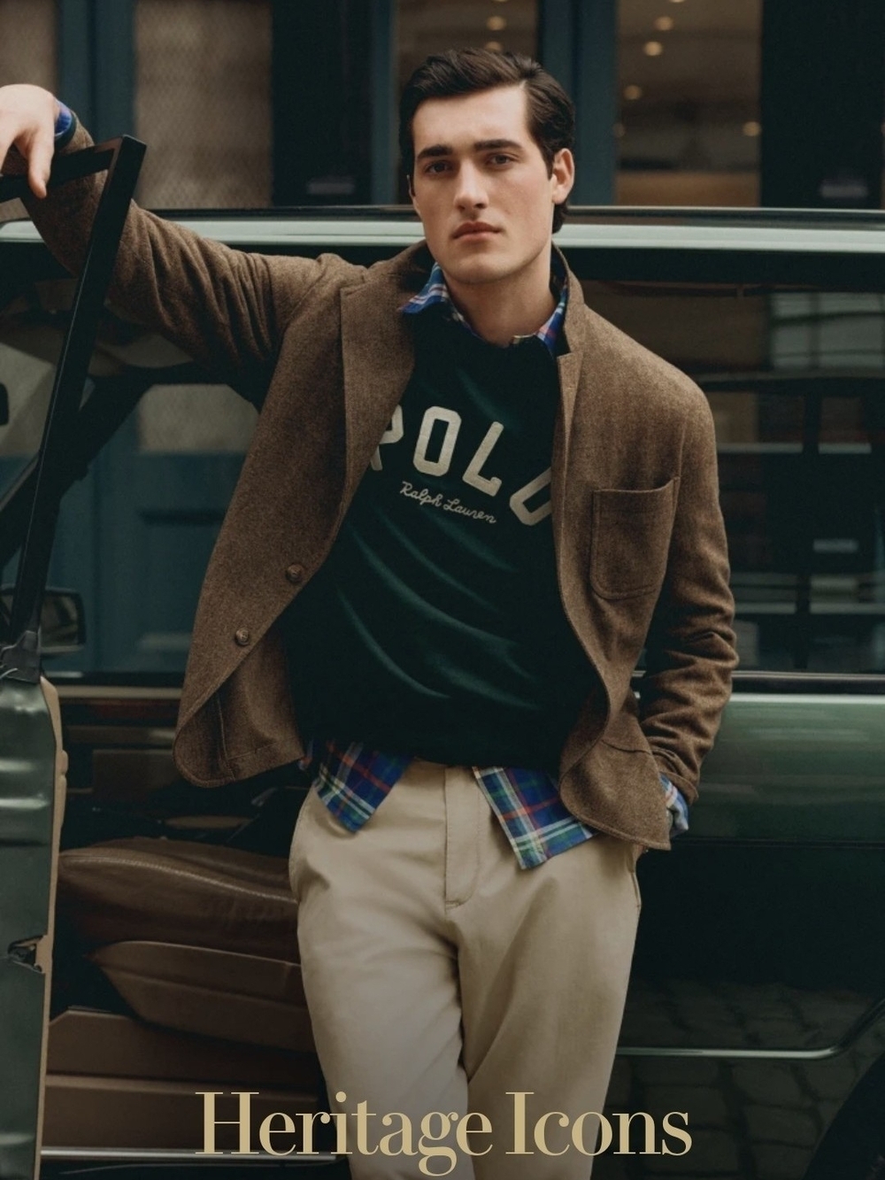 Ralph Lauren Brown Wool Sport Coat